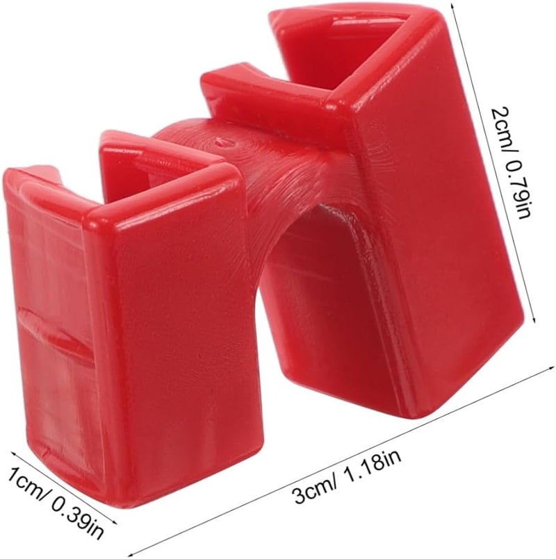 10 قطعة من موصلات تدريب عيدان الطعام البلاستيكية للمبتدئين وكبار السن سهلة الاستخدام - Image 2